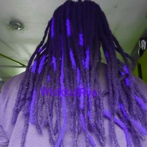 50 Human Hair Loc Extensions | 20in Bundles .75 round